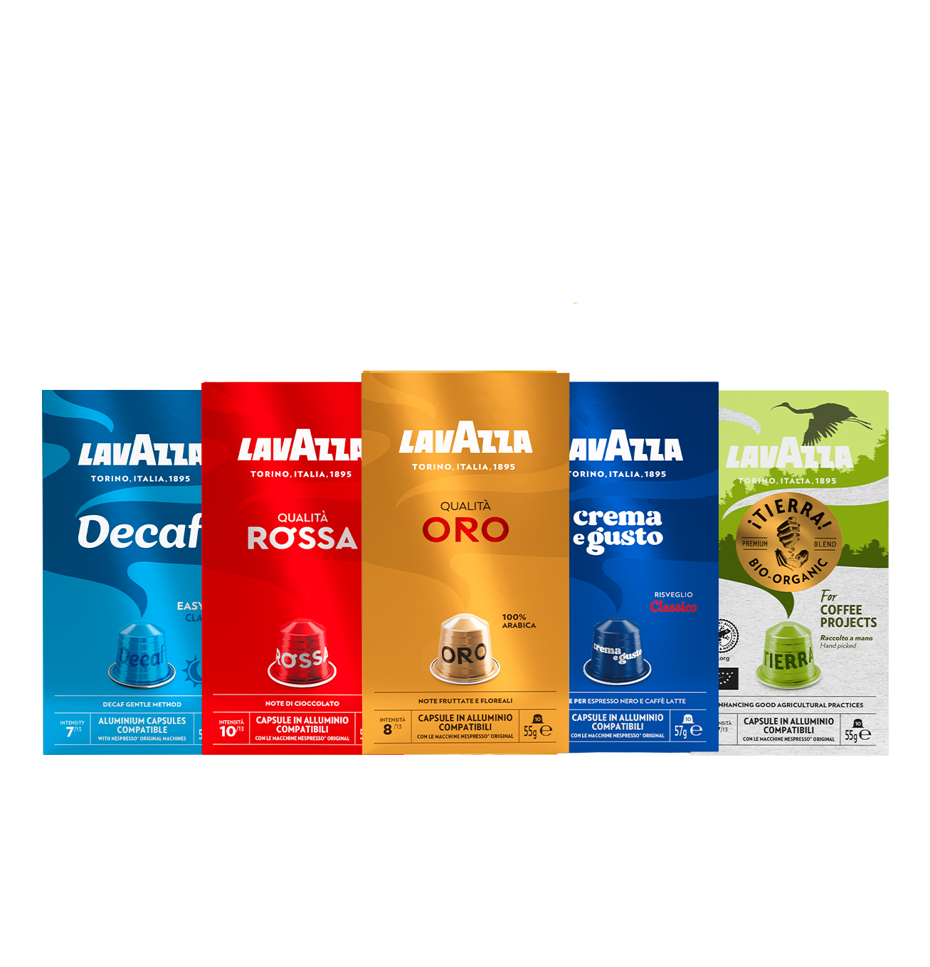 Prova i caffè iconici Lavazza