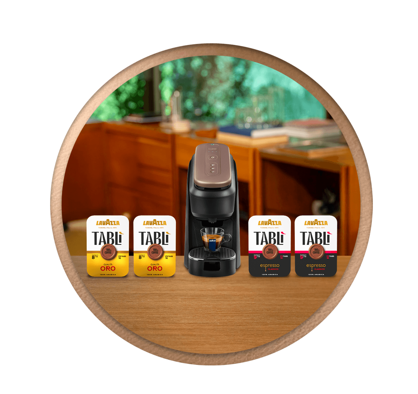 Kit Tablì: macchina e tab Qualità Oro e Espresso Classico